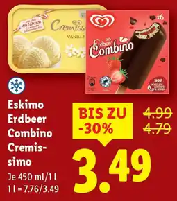 Lidl Eskimo Erdbeer Combino Cremissimo Angebot