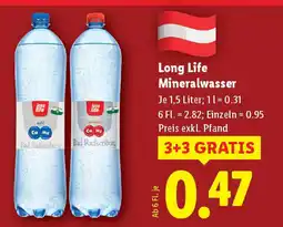 Lidl Long life mineralwasser Angebot