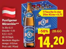 Lidl Puntigamer märzenbier Angebot