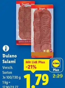 Lidl Dulano Salami Angebot