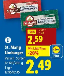 Lidl St. mang limburger Angebot