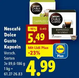 Lidl Nescafe dolce gusto kapseln Angebot