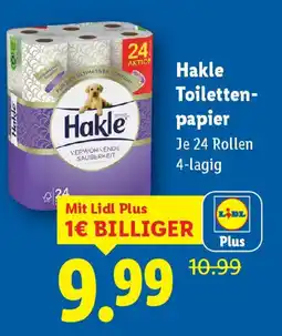 Lidl Hakle toiletten- papier Angebot