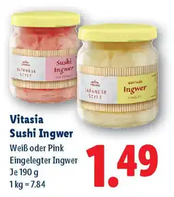 Lidl Vitasia sushi ingwer Angebot