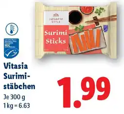 Lidl Vitasia surimi- stäbchen Angebot