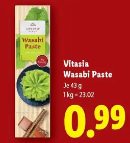 Lidl Vitasia wasabi paste Angebot