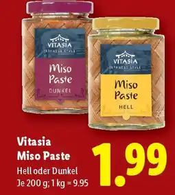 Lidl Vitasia miso paste Angebot