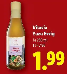 Lidl Vitasia yuzu essig Angebot