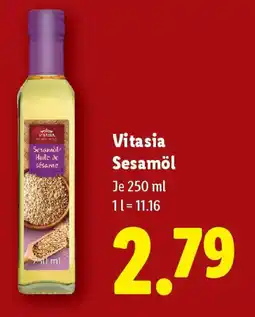 Lidl Vitasia sesamöl Angebot