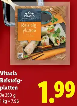 Lidl Vitasia reisteig- platten Angebot