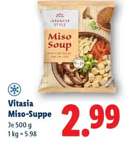 Lidl Vitasia miso soup Angebot