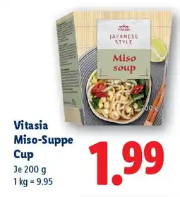 Lidl Vitasia miso-suppe cup Angebot