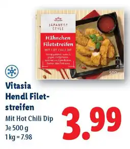 Lidl Vitasia hendl filetstreifen Angebot