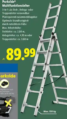 Lidl Parksideⓡ multifunktionsleiter Angebot