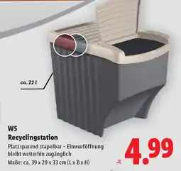 Lidl W5 recyclingstation Angebot