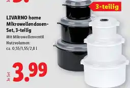 Lidl Livarno home mikrowellendosen- set, 3-teilig Angebot