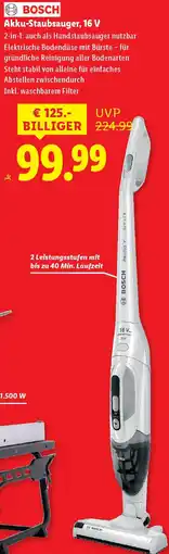 Lidl Bosch akku-staubsauger, 16 v Angebot