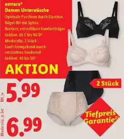 Lidl Esmaraⓡ damen unterwäsche Angebot