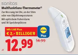 Lidl Sanitas multifunktions-thermometer Angebot