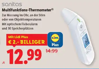 Lidl Sanitas multifunktions-thermometer Angebot