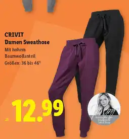 Lidl Crivit damen sweathose Angebot