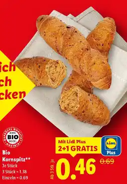 Lidl Bio kornspitz Angebot