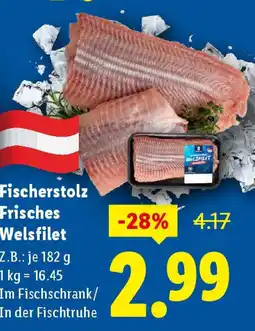 Lidl Fischerstolz frisches welsfilet Angebot