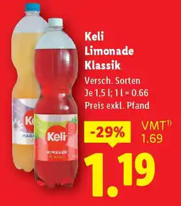 Lidl Keli Limonade Klassik Angebot