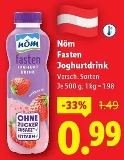 Lidl Nöm fasten joghurtdrink Angebot