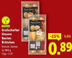 Lidl Grafschafter unsere besten brötchen Angebot