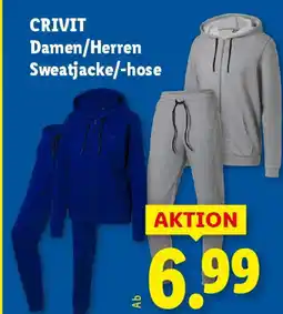 Lidl Crivit damen/herren sweatjacke/-hose Angebot