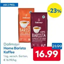 T&G Dallmayr home barista kaffee Angebot