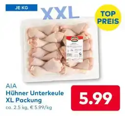 T&G Αια hühner unterkeule xl packung Angebot