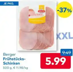 T&G Berger frühstücks- schinken Angebot