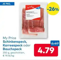 T&G My price schinkenspeck, karreespeck oder bauchspeck Angebot