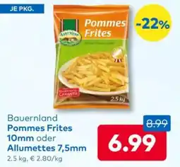 T&G Bauernland pommes frites Angebot