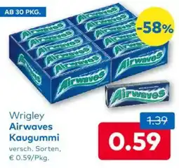 T&G Wrigley airwaves kaugummi Angebot
