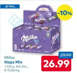T&G Milka naps mix Angebot
