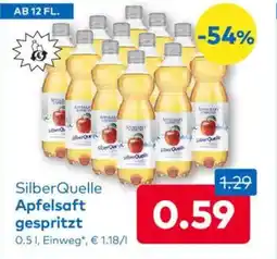T&G Silberquelle apfelsaft gespritzt Angebot