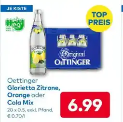 T&G Oettinger glorietta zitrone, orange oder cola mix Angebot