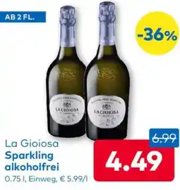 T&G La gioiosa sparkling alkoholfrei Angebot