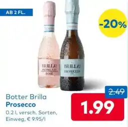 T&G Botter Brilla Prosecco Angebot