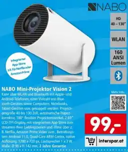 Interspar Nabo mini-projektor vision 2 Angebot