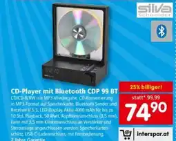 Interspar Cd-player mit bluetooth cdp 99 bt Angebot