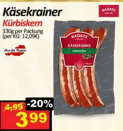 Wurstico Käsekrainer Angebot