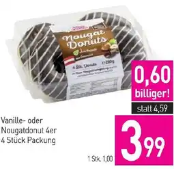 Sutterlüty Vanille- oder Nougatdonut 4er Angebot