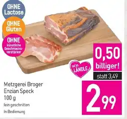 Sutterlüty Metzgerei Broger Enzian Speck Angebot