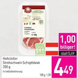 Sutterlüty Hofstädter Strohschwein Schopfsteak Angebot