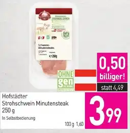 Sutterlüty Hofstädter Strohschwein Minutensteak Angebot