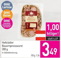 Sutterlüty Hofstädter Bauernpresswurst Angebot